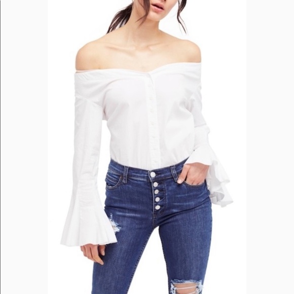 Free People March to the Beat Blouse - Picture 3 of 4